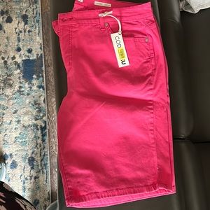Pink Code Bleu Bermuda shorts 18W